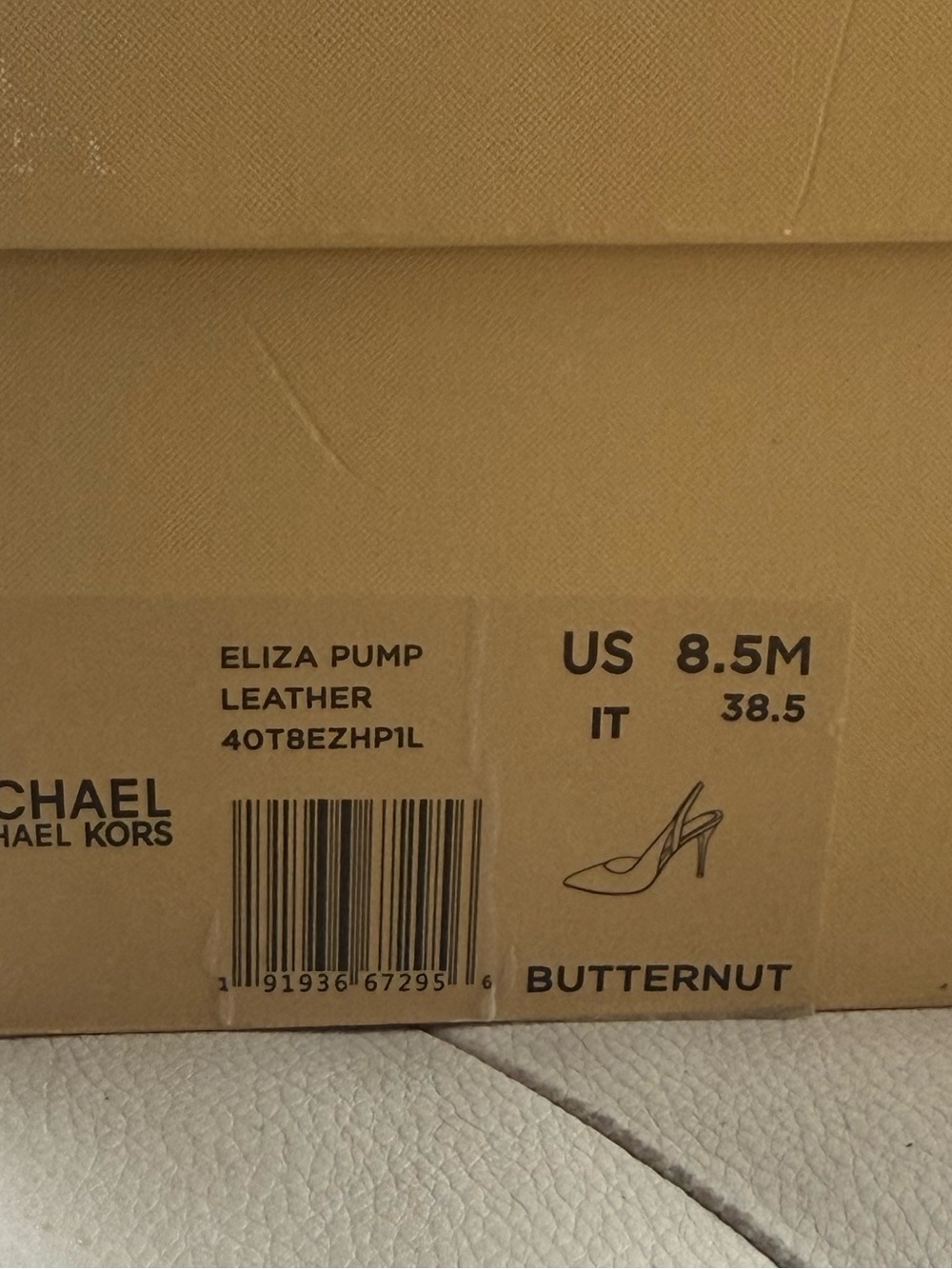 Michael Kors Beige Slingback Stiletto Pump - Picture 7 of 9